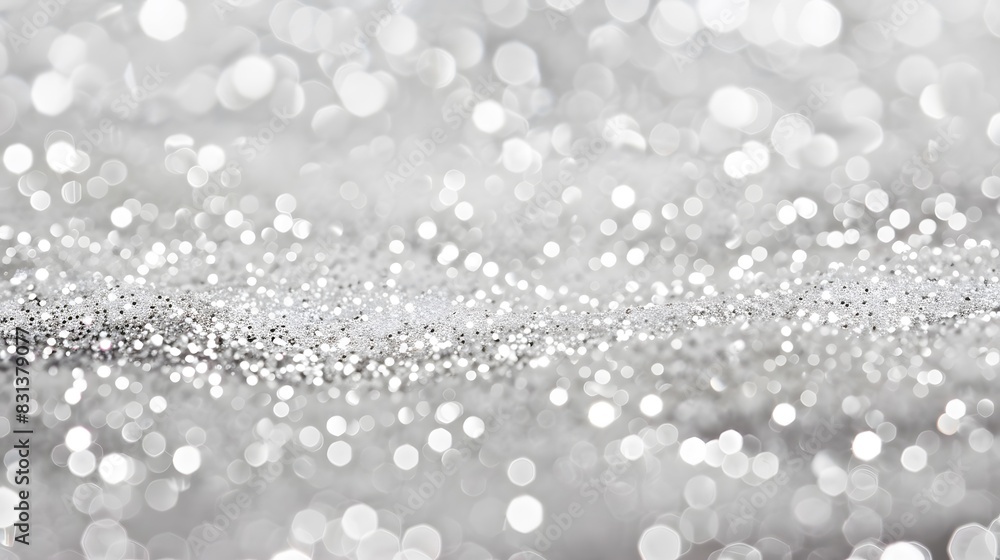 White Glitter Background with Silver Accents, High-Resolution White Glitter Background with Silver Accents, High-Resolution