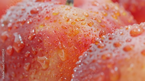 grapefruit with water drops