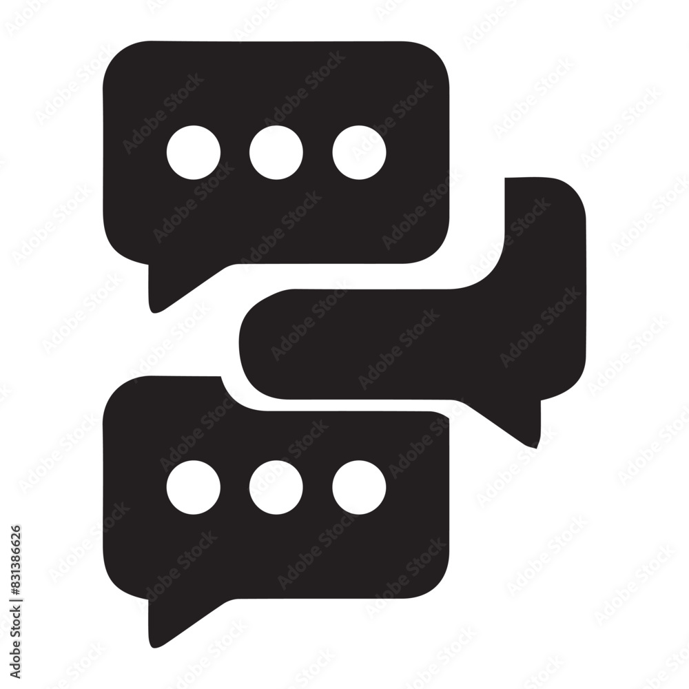 Message icon vector set. Chat illustration sign collection. Forum symbol. Communication logo. Message icon vector set. Chat illustration sign collection. Forum symbol. Communication logo.