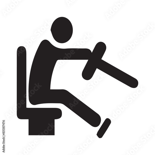 car racer icon vectors illustration