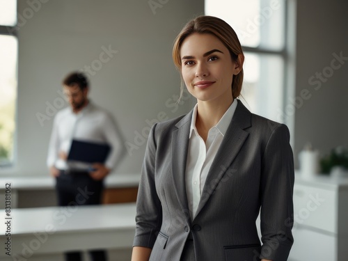 Confident business woman in the office