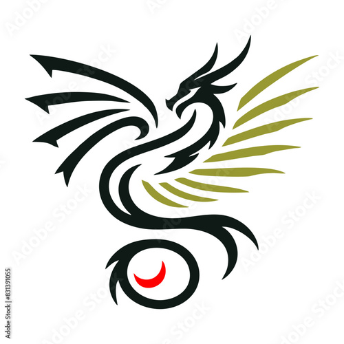 Black Dragon Indonesian Mythology