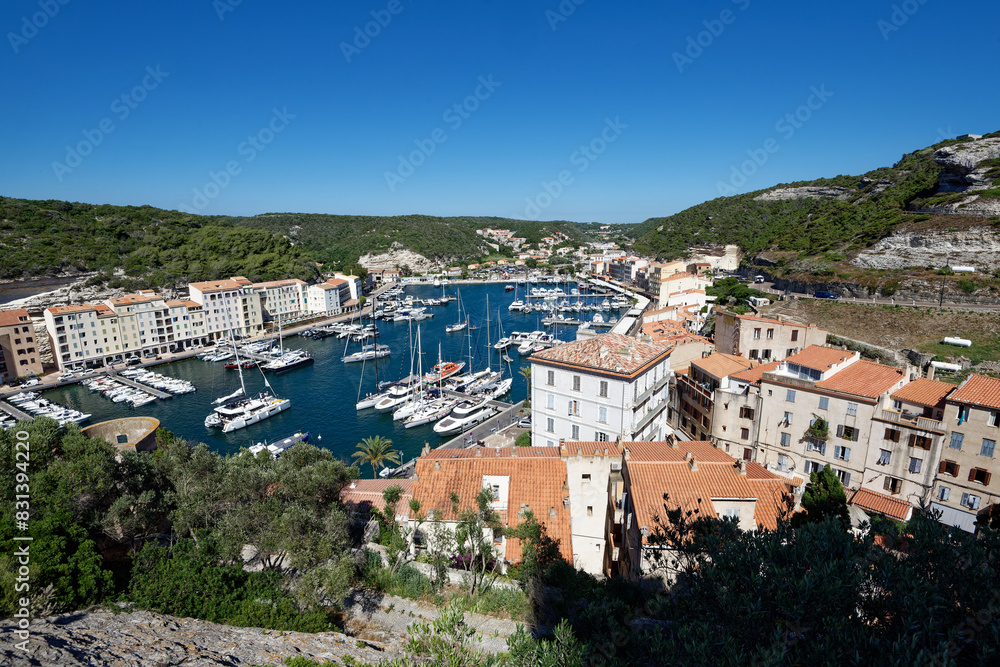 Fototapeta premium Korsika - Bonifacio - Yachthafen