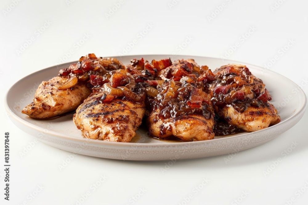 Culinary Masterpiece: Grilled Chicken with Bacon and Onion Jam Culinary Masterpiece: Grilled Chicken with Bacon and Onion Jam