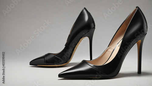 black heels shoes