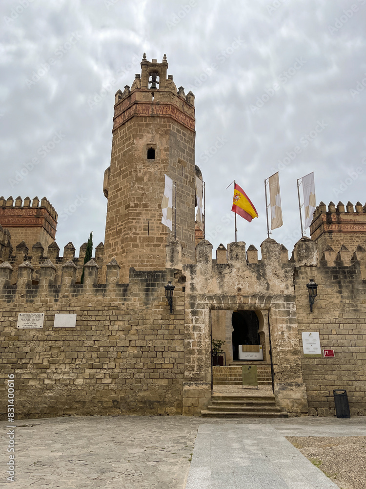 Arquitectura urbana, castillo de Puerto de Santa María, España. Arquitectura urbana, castillo de Puerto de Santa María, España.