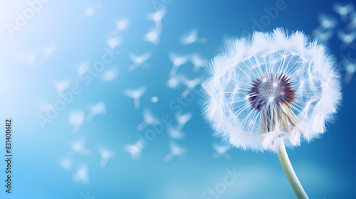 Abstract dandelion flower