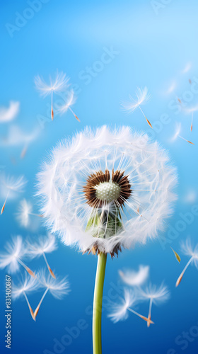 Abstract dandelion flower