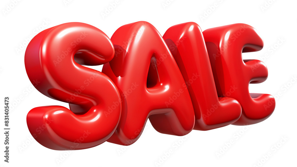 Red metal sale word isolated on transparent background. Vector realistic illustration of shiny foil, air balloon letters png. Holiday discount banner design element. Retail business, Special offer Red metal sale word isolated on transparent background. Vector realistic illustration of shiny foil, air balloon letters png. Holiday discount banner design element. Retail business, Special offer