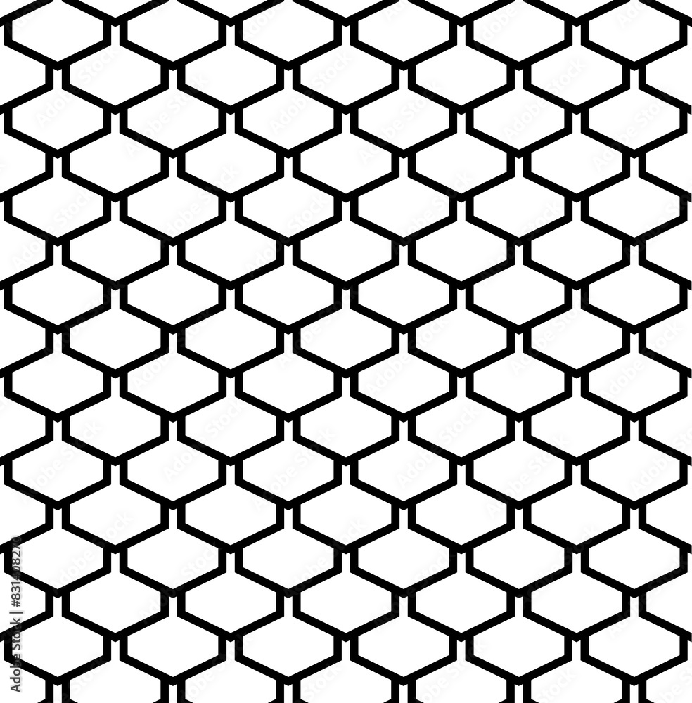 Vector seamless texture. Modern geometric background. Grid with hexagons. Vector seamless texture. Modern geometric background. Grid with hexagons.