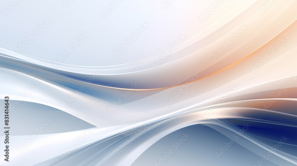 Naklejka premium Abstract gold background and dynamic waves modern background.