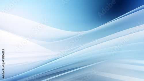 Abstract blue background poster with dynamic. white, blue background