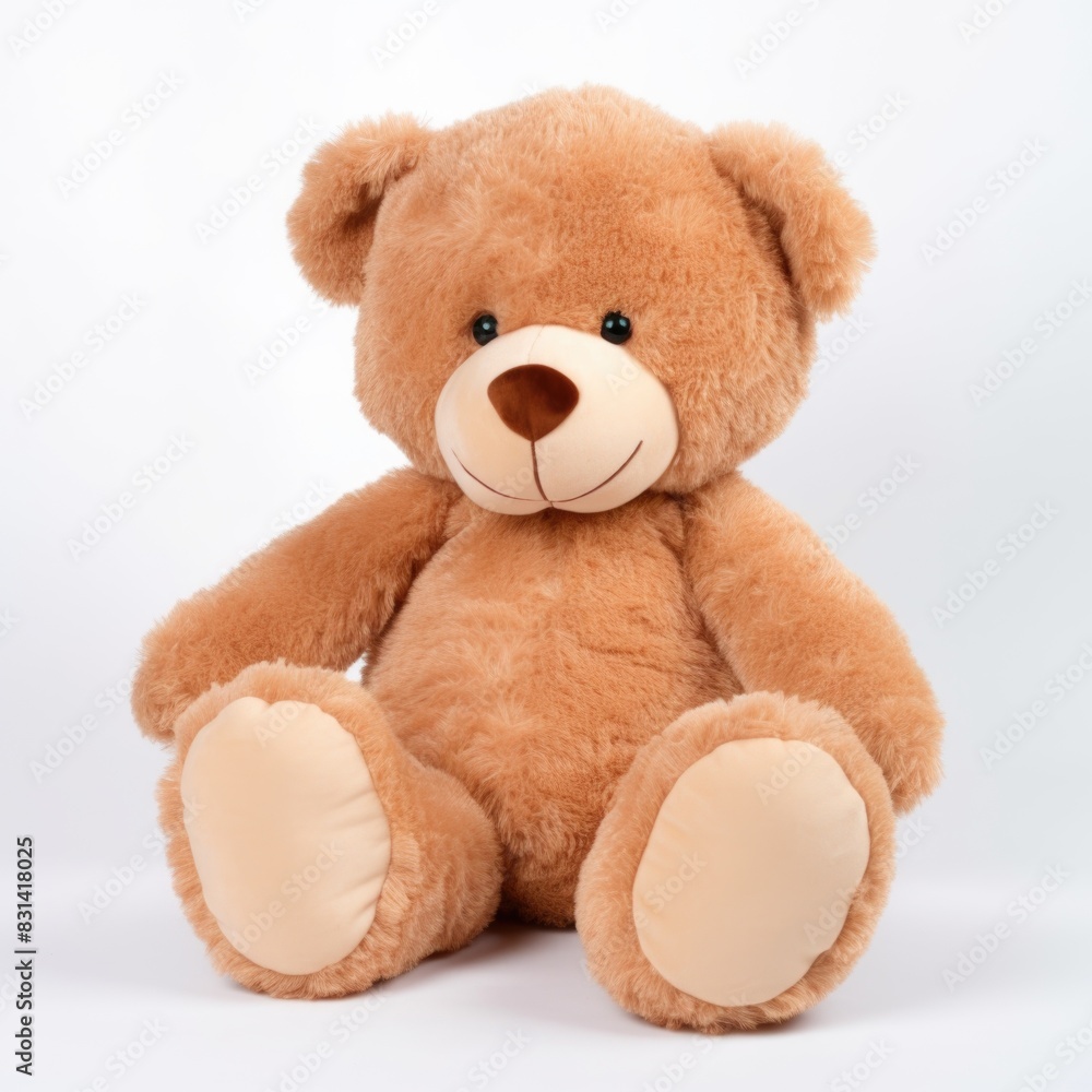 Obraz premium Teddy bear. Toy for children. Childhood. AI generative.