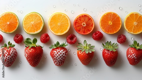 Background of colorful citrus fruits