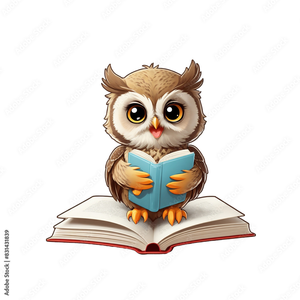 graphics, wise owl with a book graphics, wise owl with a book