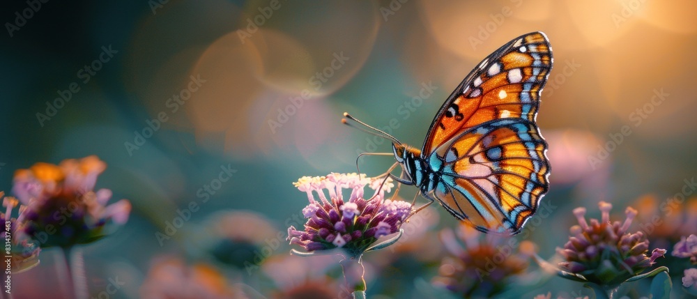 The delicate dance of a butterfly, frozen in time, showcases the intricate beauty of nature through the precision The delicate dance of a butterfly, frozen in time, showcases the intricate beauty of nature through the precision