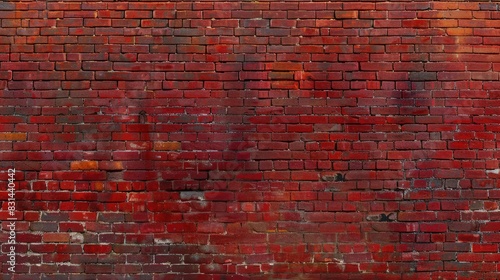Red brick wall cleaned