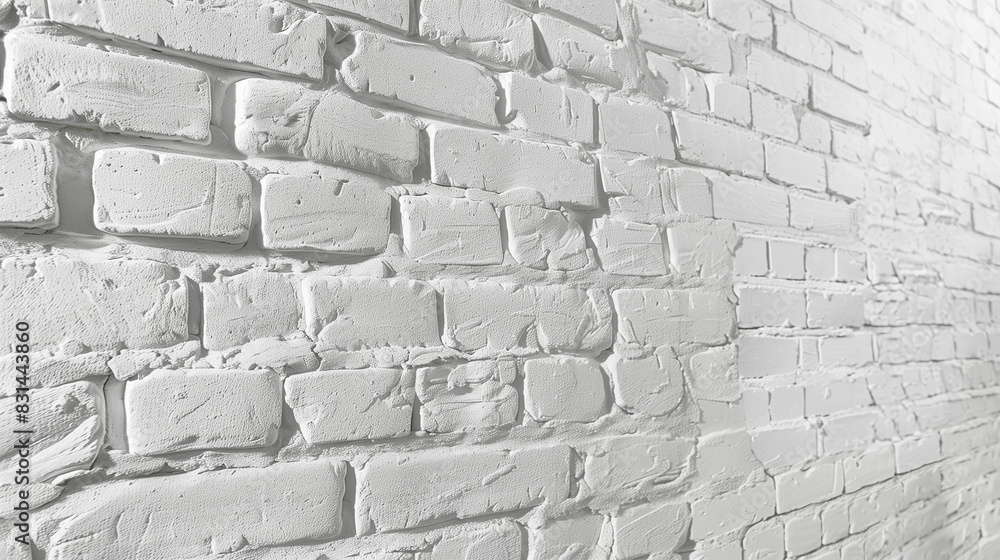 white brick wall