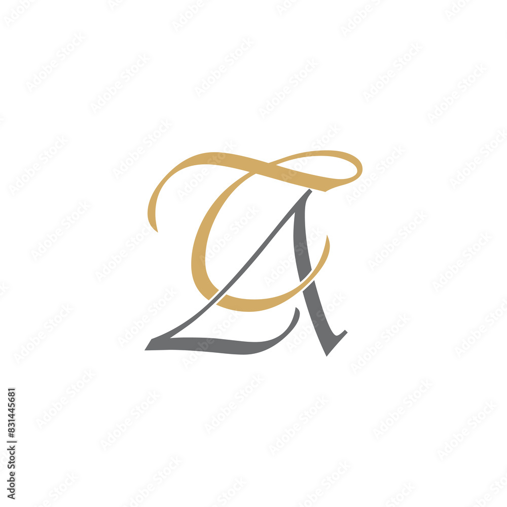AC or CA Letters Logo 100 AC or CA Letters Logo 100
