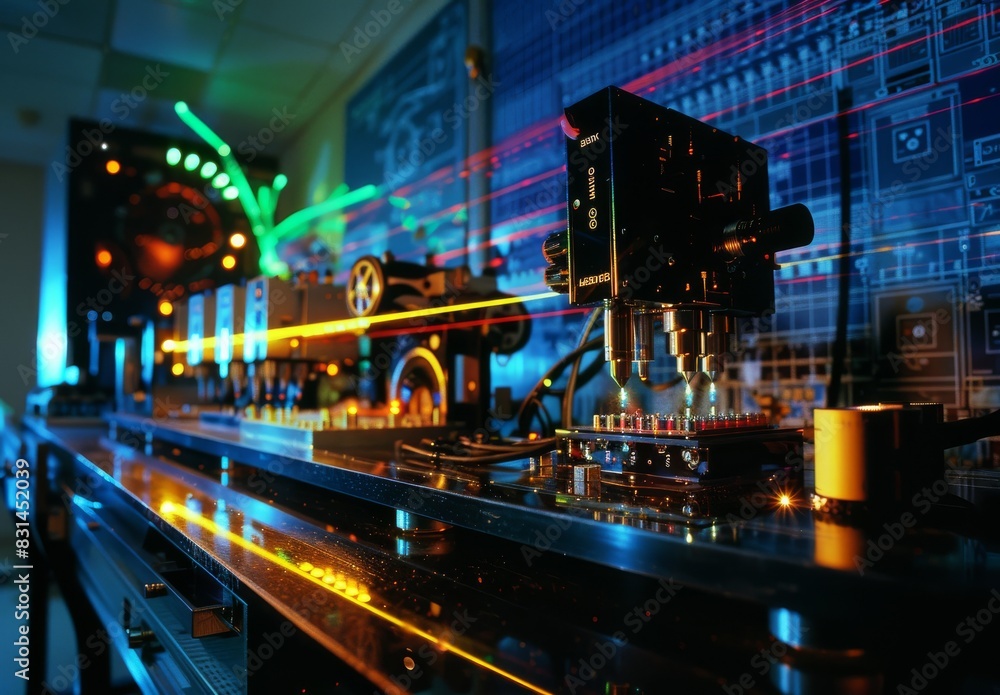 Conduct laser experiments in the Photonics lab.