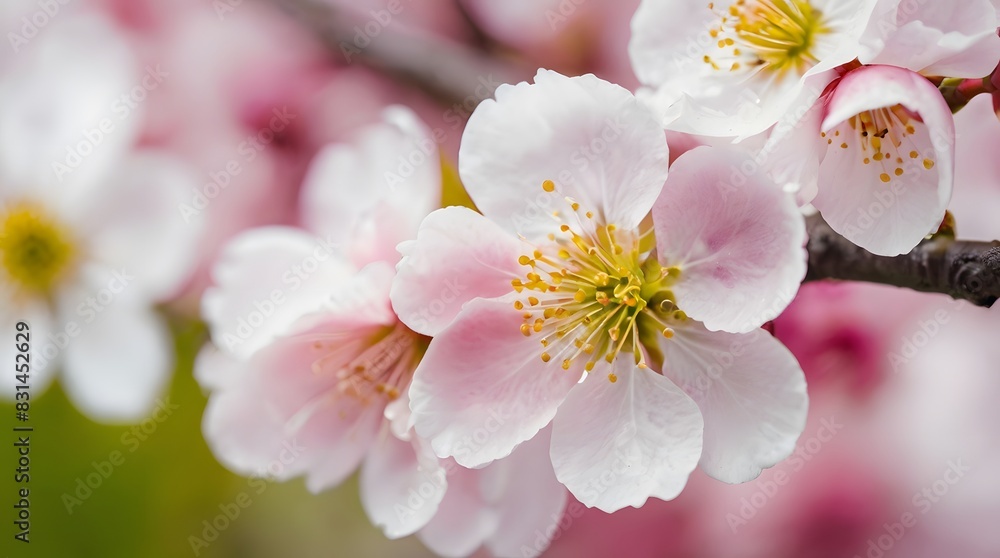 close up photo sakura pink cherry blossoms in the spring season close up photo sakura pink cherry blossoms in the spring season