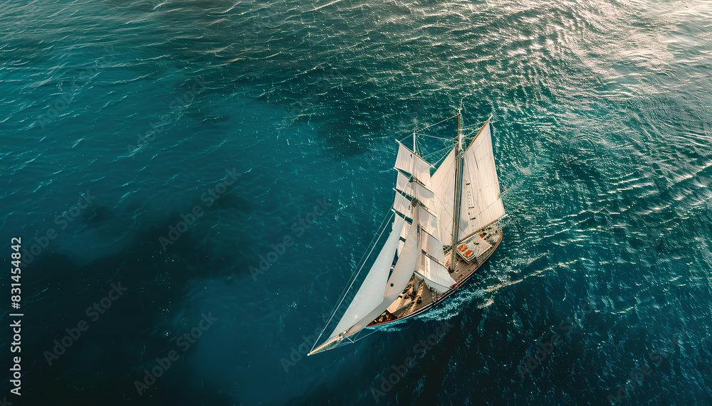 sailboat sailing in the ocean