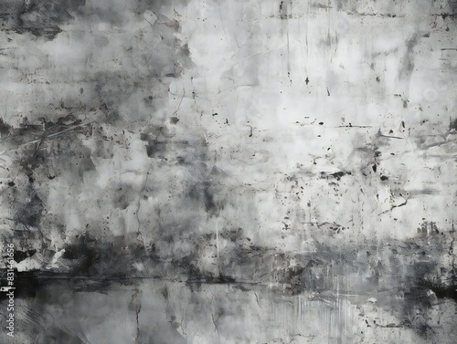Dramatic concrete wall back...