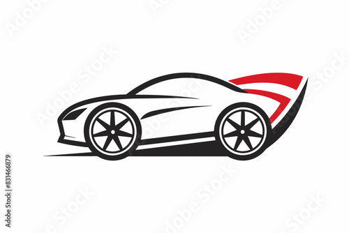 minimalist-car-logo-vector-art-illustration  © Jutish