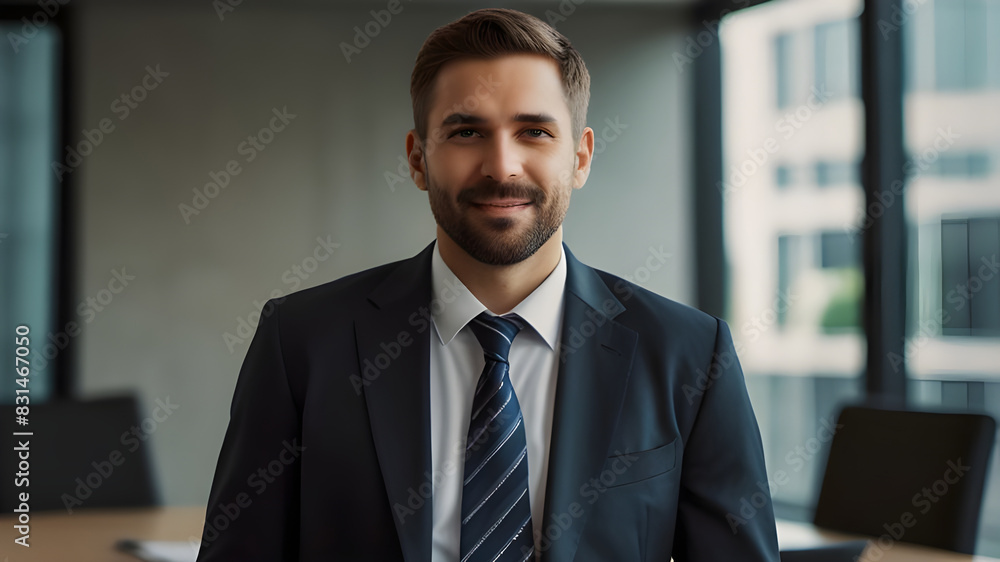 Fototapeta premium businessman in office