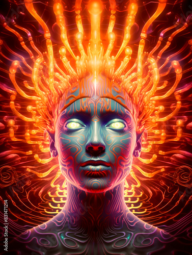 Abstract illustration of a mental disorder