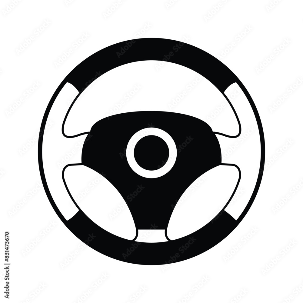 car steering wheel vector icon car steering wheel vector icon