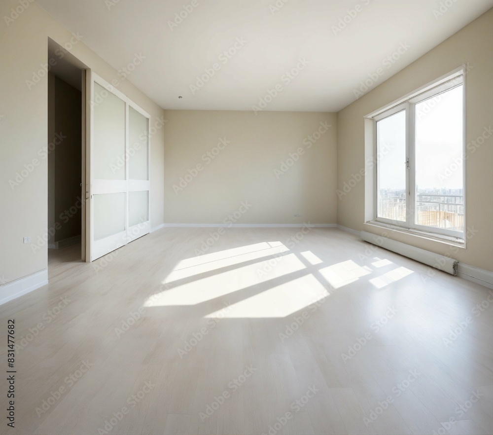 Obraz premium Empty room with window