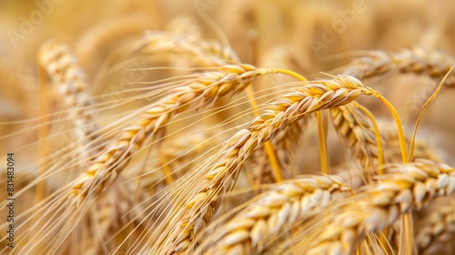 Barley in a field ready to be harvested