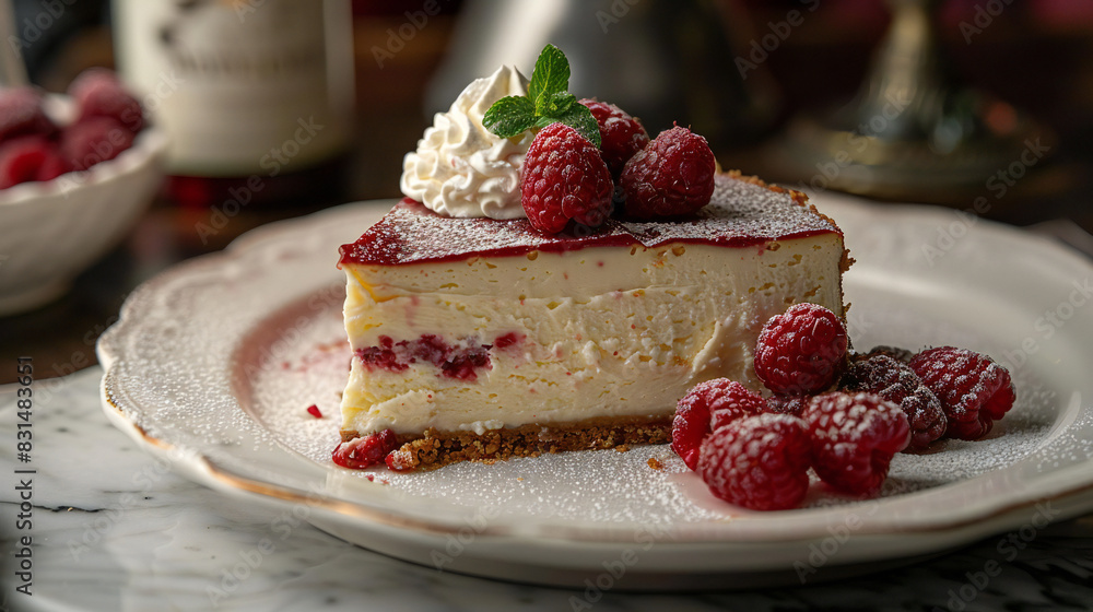 Delicious Raspberry Cheesecake Delicious Raspberry Cheesecake