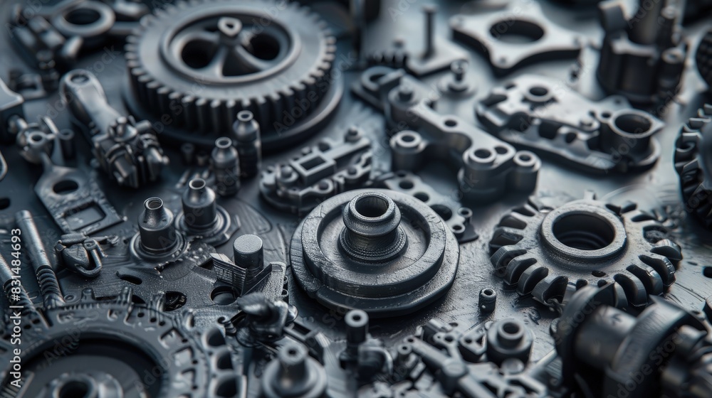 3D printing spare parts for obsolete machinery. 3D printing spare parts for obsolete machinery.