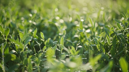 Peas in a field ready to be harvested