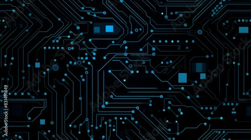 Circuit board background. E...