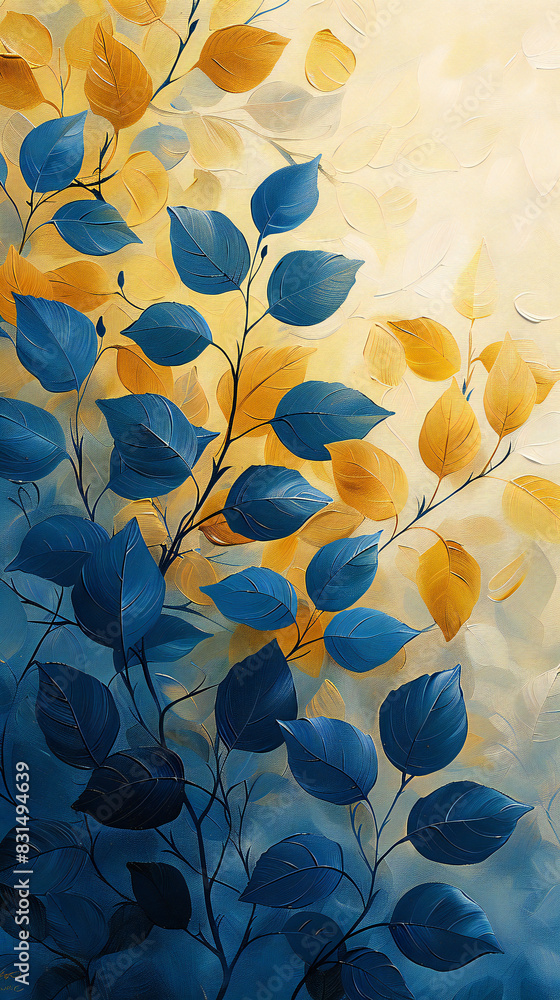 Abstract Leaves Composition Abstract Leaves Composition
