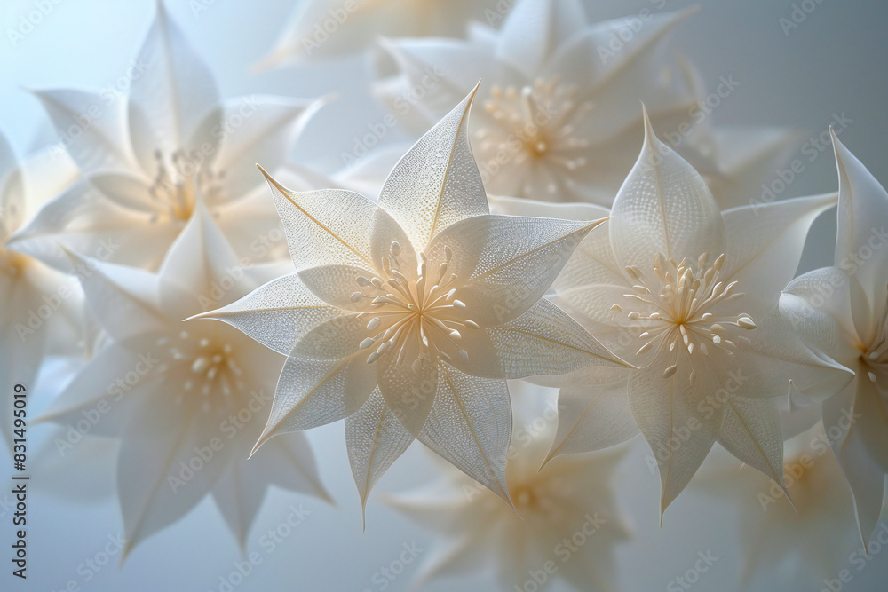 White Star Spikes Overlay White Star Spikes Overlay