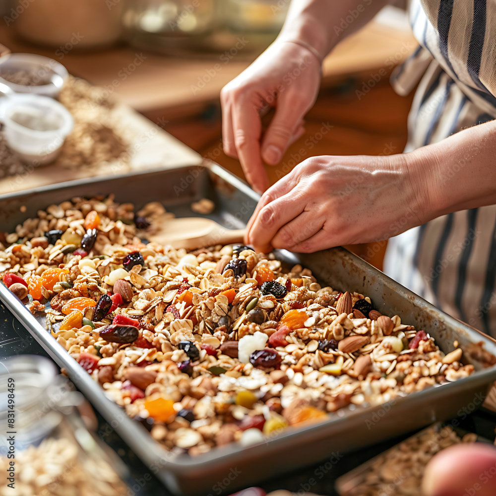 hands holding a bowl of dried fruits hands holding a bowl of dried fruits