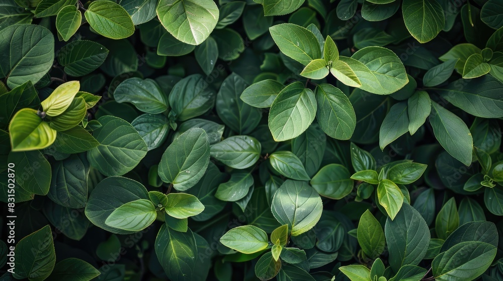 Green foliage in the garden green leaf backdrop Green foliage in the garden green leaf backdrop
