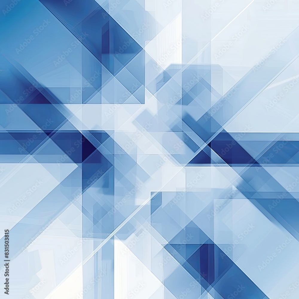Obraz premium Simplified Abstract Blue Medical Crosses