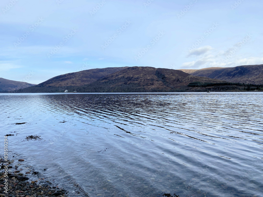 A view of Loch Eli near Fort William in Scotland A view of Loch Eli near Fort William in Scotland