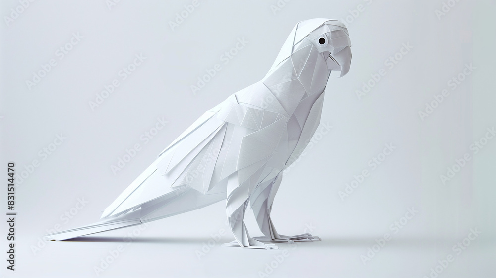 Fototapeta premium origami parrot