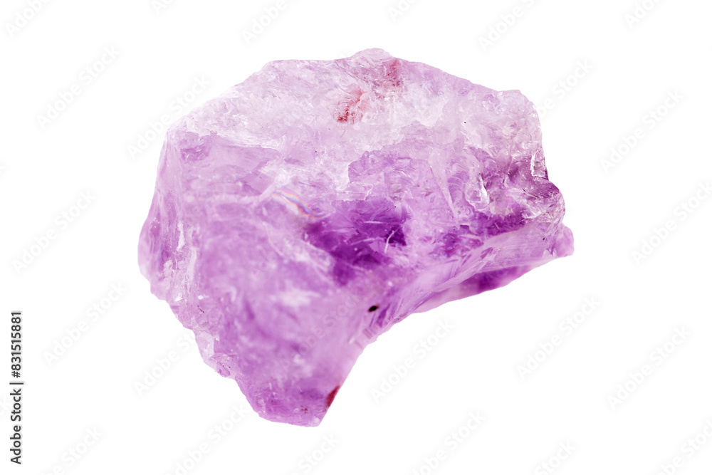 amethyst mineral stone on a white background close up amethyst mineral stone on a white background close up
