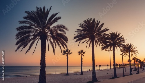 evening palm trees palm trees destin beach pensacola beach florida evening warm night evening palm tree tropical evening warm evening tropics