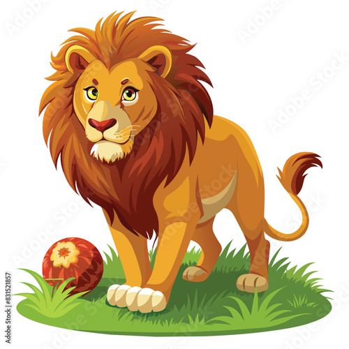 Illustration of a lion