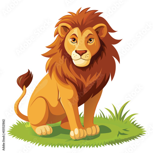 Illustration of a lion