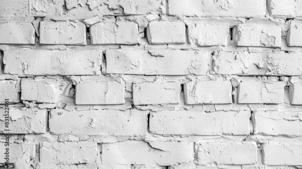 Background of white brick wall Background of white brick wall