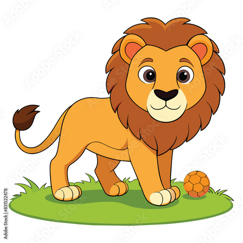 Illustration of a lion